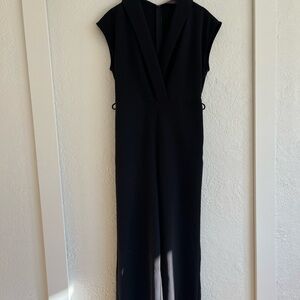 Black Sleeveless Jumpsuit